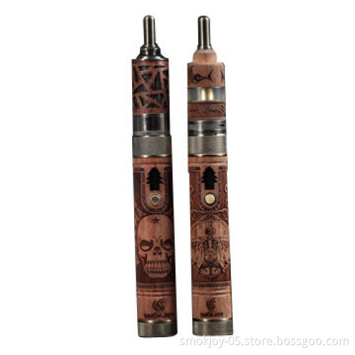 Smokjoy new mechanical N fire LA3 wood e cig mod with large capacity
